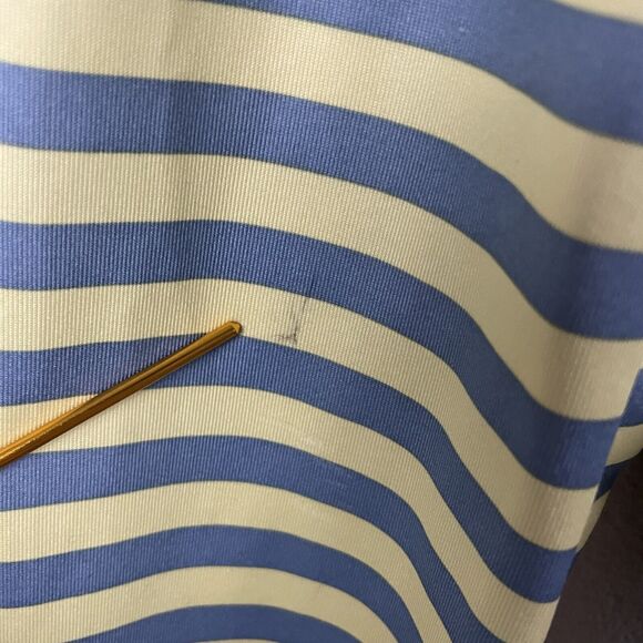 Patagonia Womens XL Baselayer Capeline Silkweight Yellow Gray Stripe - Picture 3 of 5